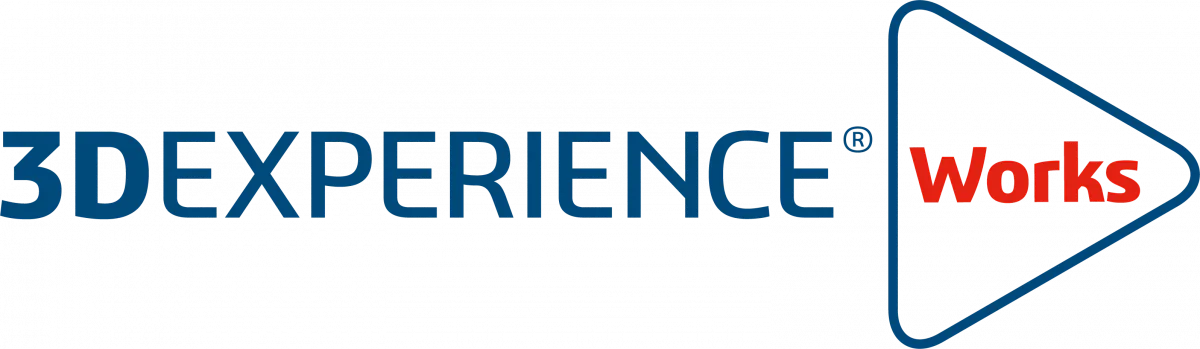 logo 3dexperience works azul