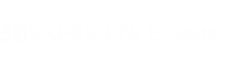 logo 3dexperience works blanco